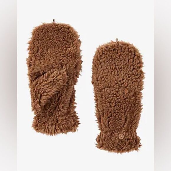 Express Convertible Teddy Mittens - Picture 1 of 6